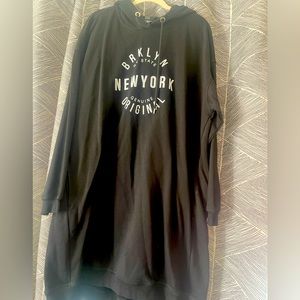 Hoodie sweater dress size 20